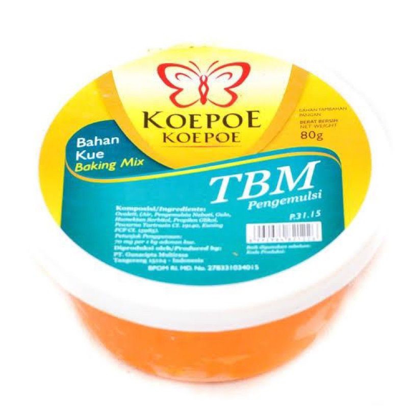 

TBM 80 gr Pengembang Koepoe Koepoe Ready stok Halal