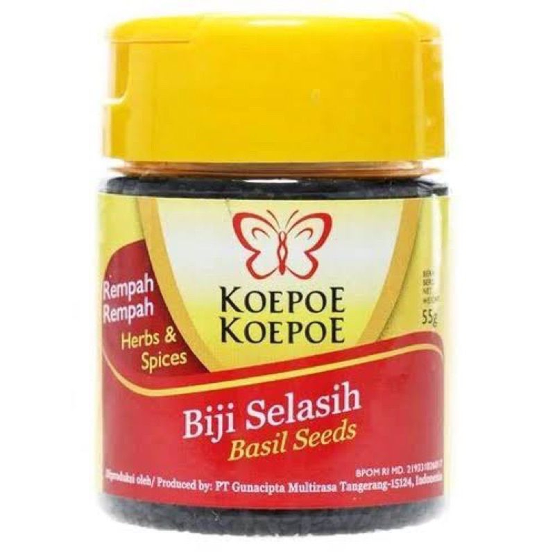 

Biji Selasih Koepoe koepoe 50 gr Halal