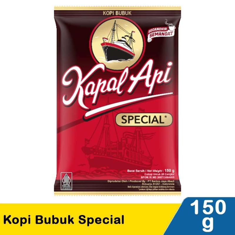 

Kapal Api Kopi Bubuk Special 150 gr