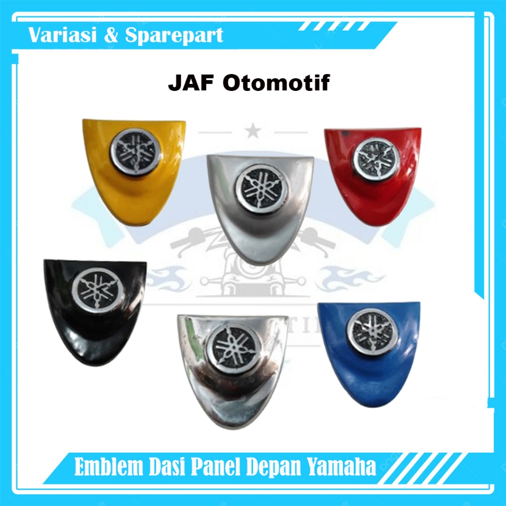 JAF Otomotif Emblem Dasi Panel Depan Yamaha Fizr Emblem Panel Fizr PNP Vega R Vega R New