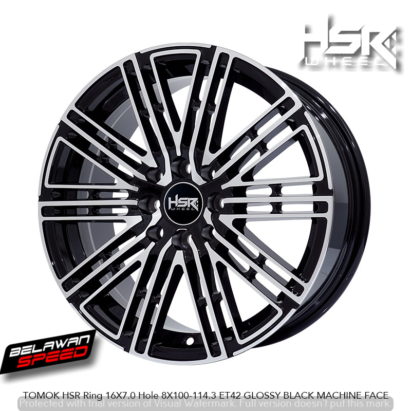 Velg Mobil Ring16 HSR TOMOK Untuk Xenia Atoz Grand livina Sigra dll r16