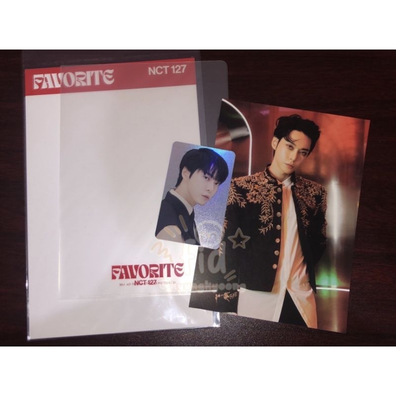 MD FAVORITE NCT 127 Postcard Holo Doyoung set PC Hologram Favo