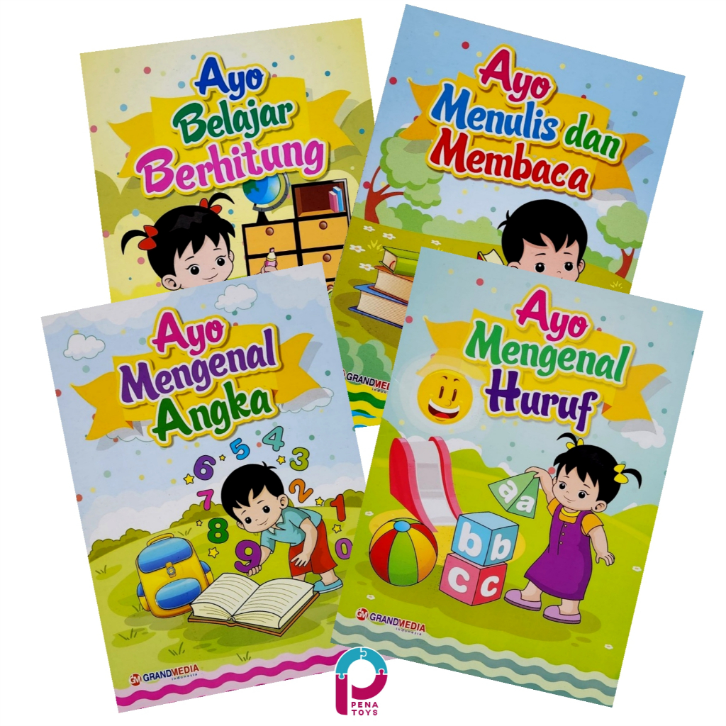 Buku Tk - Belajar Angka Dan Huruf (grand Media)