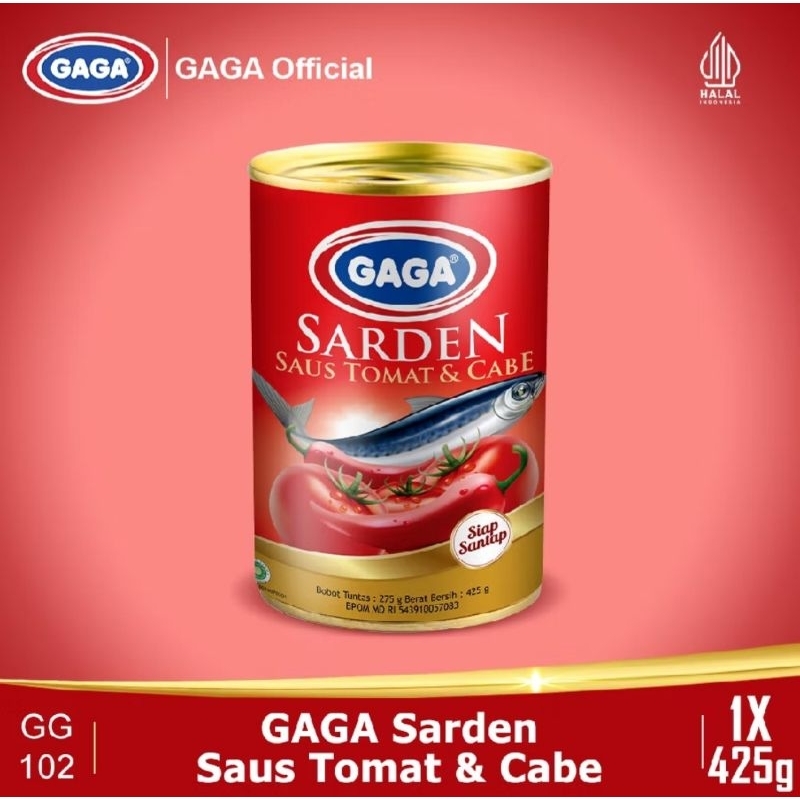 

SARDEN GAGA SAUS CABAI & TOMAT 425 GR