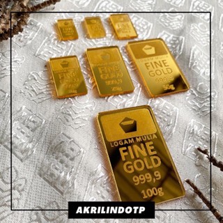 REPLIKA EMAS Replika Emas Dekorasi Mahar Replika Emas Akrilik Gold