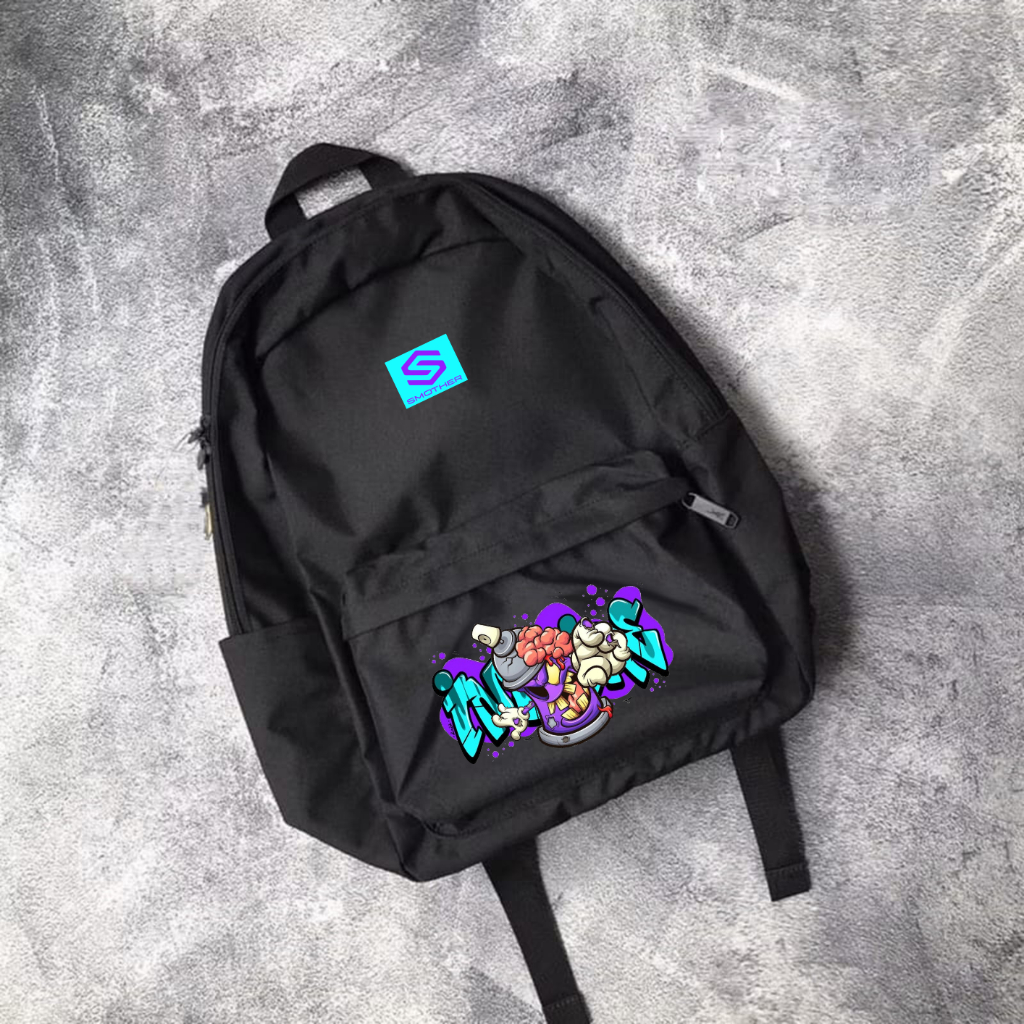 Tas Backpack Laptop Sekolah,Kuliah/Tas Ransel Distro Original Keren/Tas Unisex Terbaru Style 2023