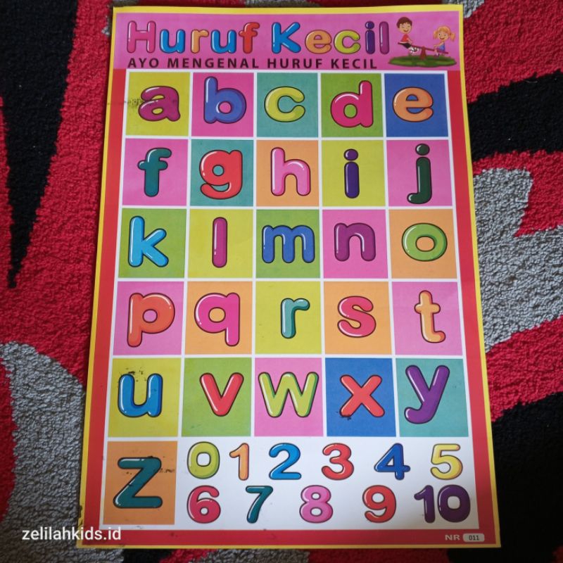 Poster Huruf Kecil