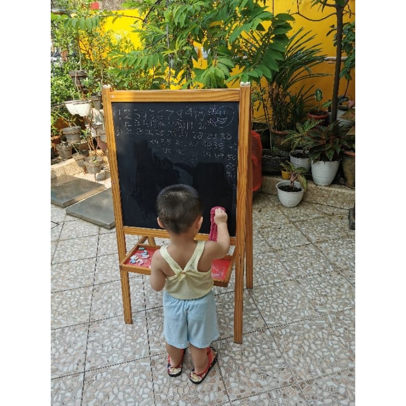 

Preloved Papan Tulis IKEA 2 Sisi, Blackboard (kapur) & Whiteboard (spidol)