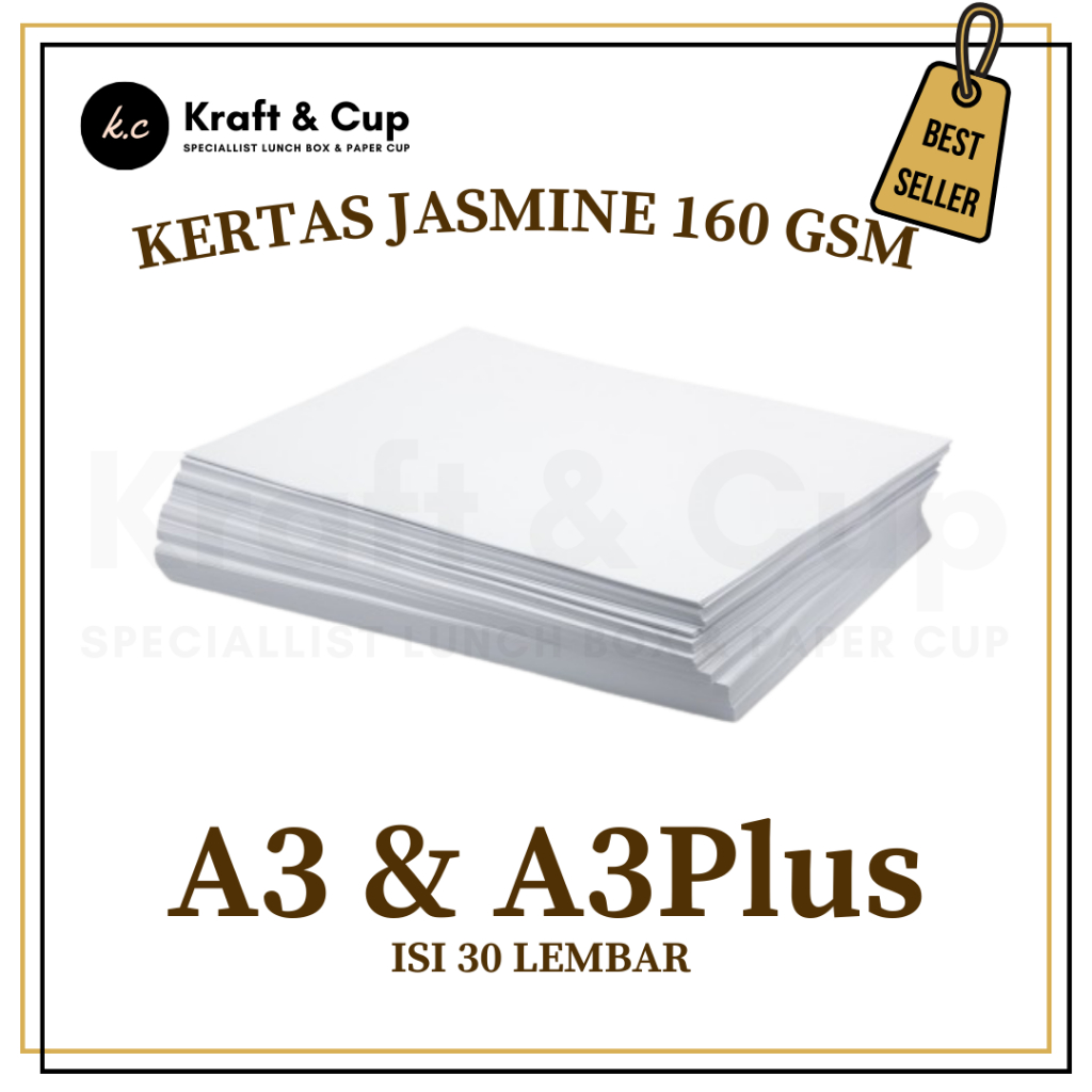 [30 lembar] Kertas Jasmine A3 & A3Plus Kertas Glitter Kertas Undangan Jasmine