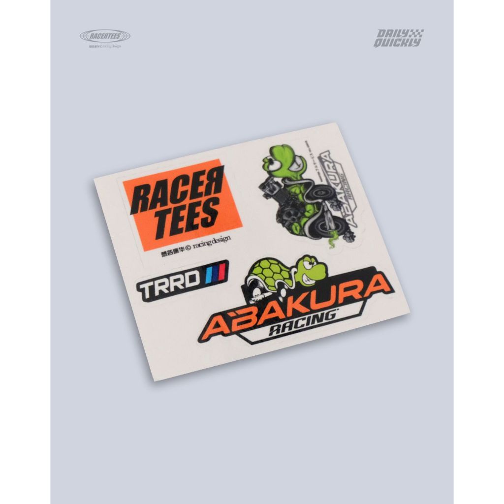 RACERTEES STICKER PACK ABAKURA RACING #2025