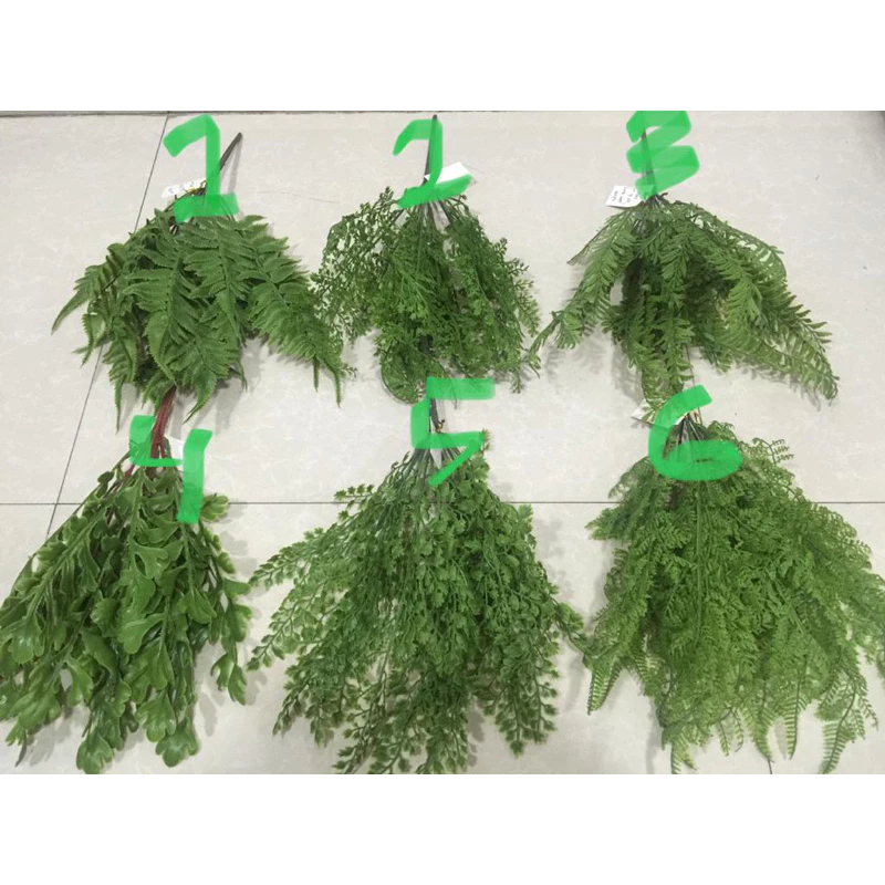 Daun Pakis Air Latek Artificial/1Lusin/pakis air latek