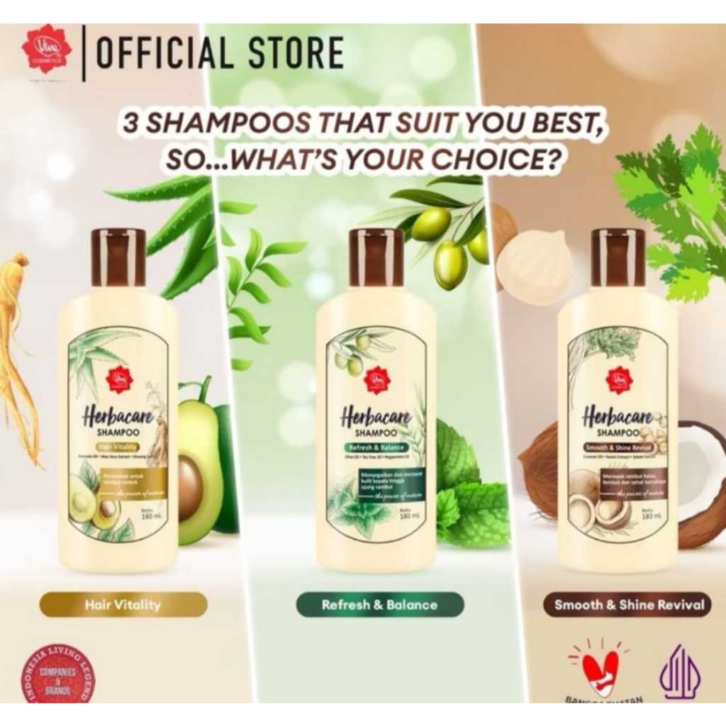 VIVA - Herbacare Shampoo 180ml / Viva Herbacare Shampoo