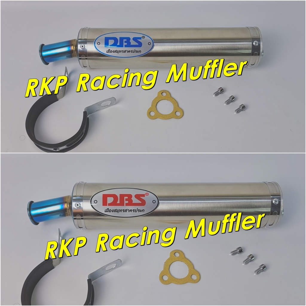 Silencer Ninja R RR SS RX King RX-Z Satria F1ZR FIZ R Silincer DBS Titan Blue Knalpot Motor 2 Tak