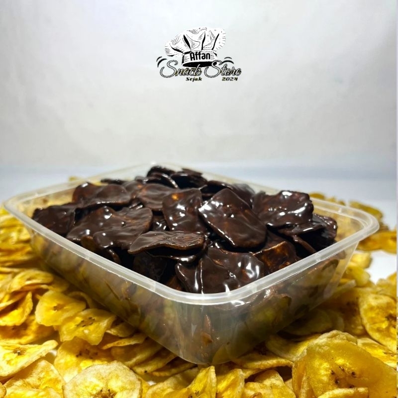 

Keripik Pisang Lumer Coklat Premium 200 Gram