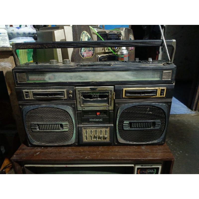 radio tape national bombox jadul antik vintage