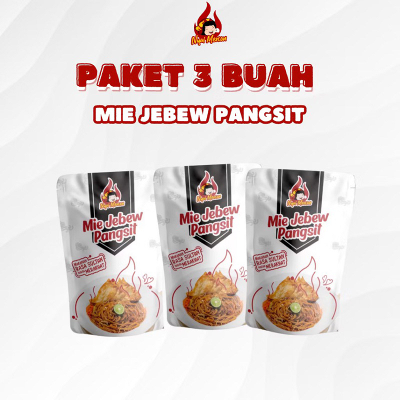 

Nyai Mercon - Paket Isi 3 Buah Mie Jebew Pangsit