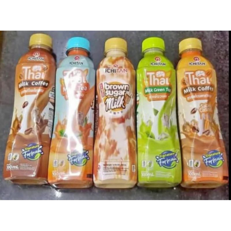 ICHITAN BROWN SUGAR MILK/MILK COFFE/MANGO COCONUT/MILK TEA BOTOL 300 ML