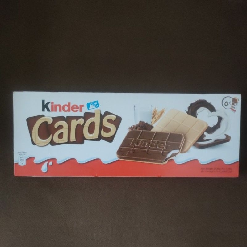 

Kinder Cards Coklat Impor Arab Isi 5 pcs - Exp Nov 2025