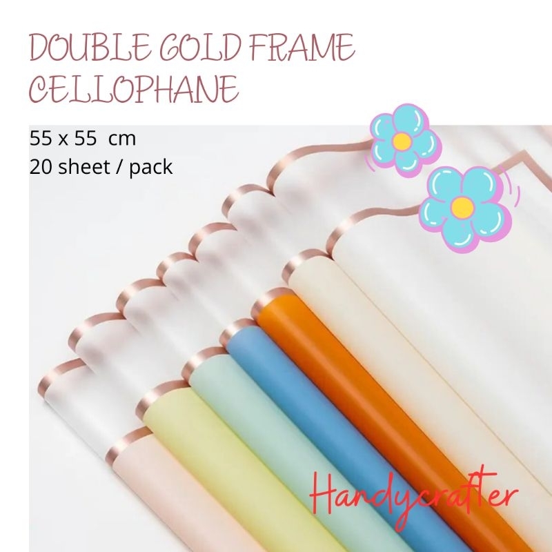 

Cellophane Double list gold