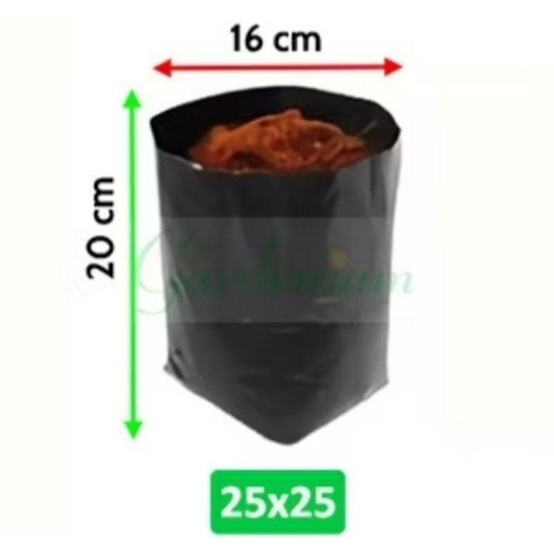 polibag pot tanaman pelastik bahan tebal(satuan)
