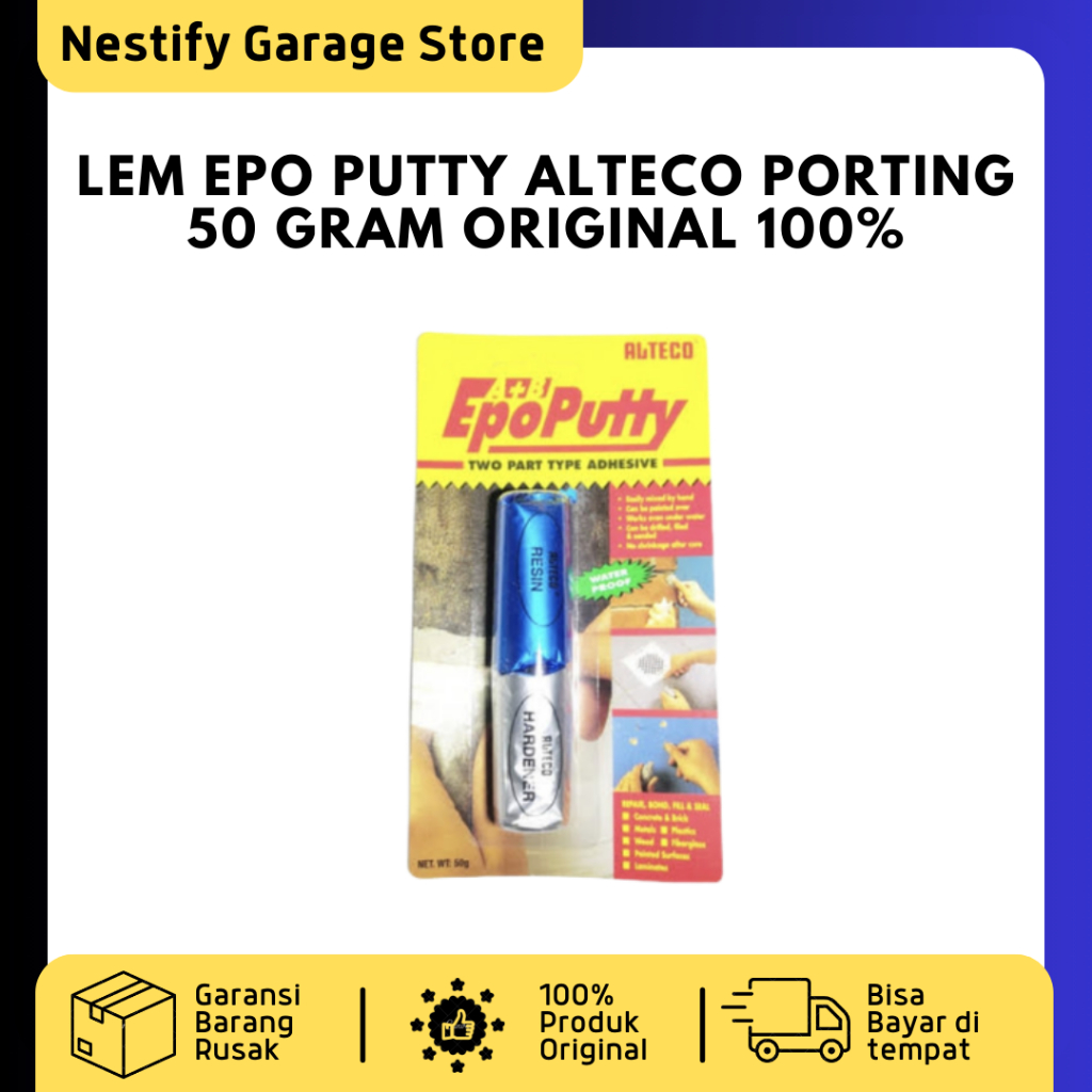 

LEM EPO PUTTY ALTECO PORTING 50 GRAM GOOD QUALITY