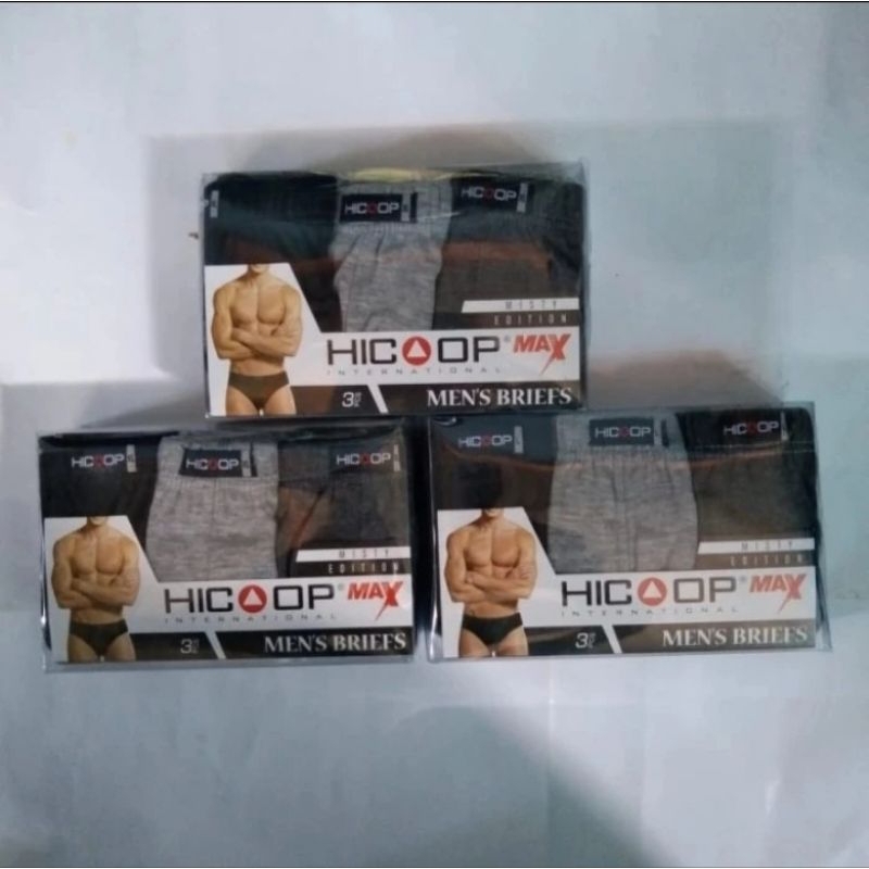 Celana dalam Pria HICOOP MAX 3 in 1 Box