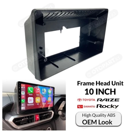 FRAME HEAD UNIT DOUBLE DIN ANDROID RAIZE, ROCKY, Avanza, Xenia 10” INCH