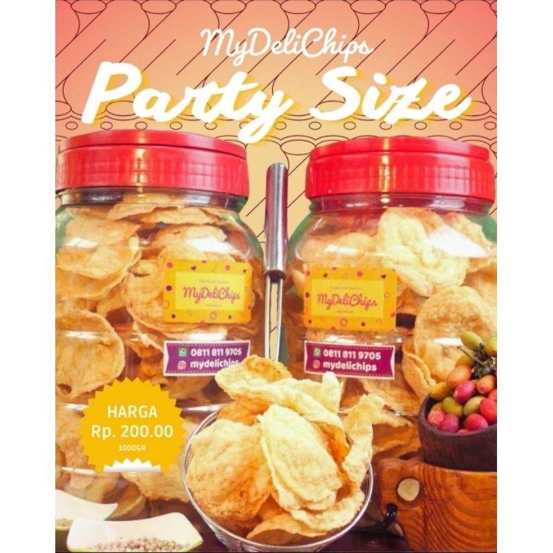 

Mydelichips Emping Melinjo 1000gr