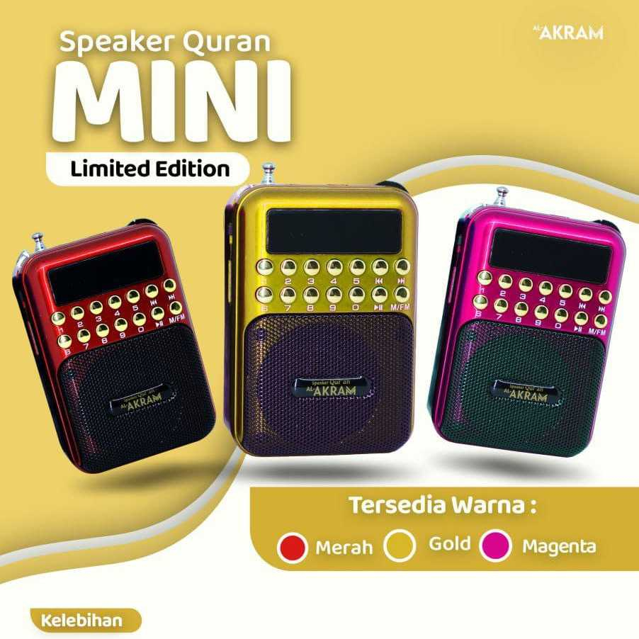 SPEAKER QURAN MUROTTAL AL AKRAM MINI KONTEN LENGKAP