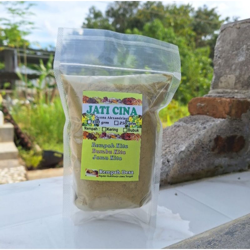 

Daun Jati Cina / Daun Senna Bubuk 250 gr Kualitas Premium