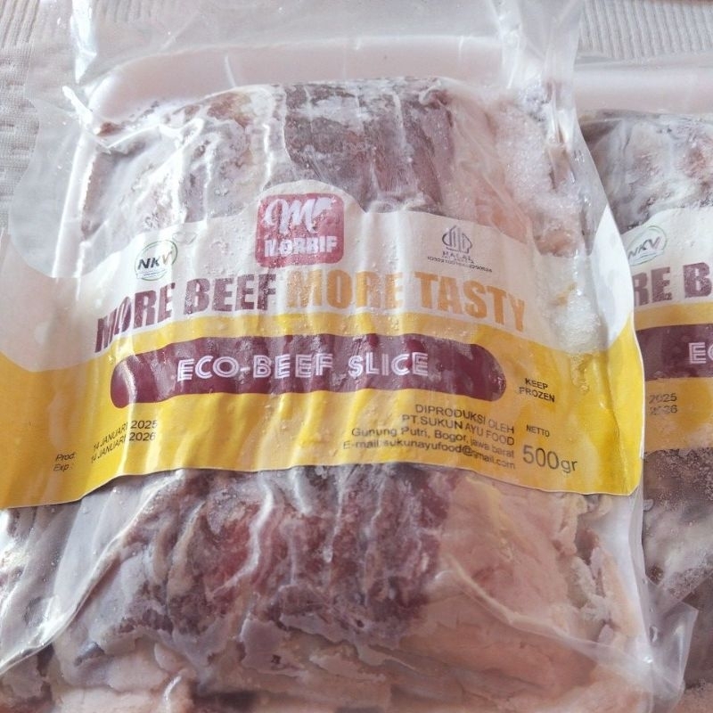

ECO beef slice 500 gram