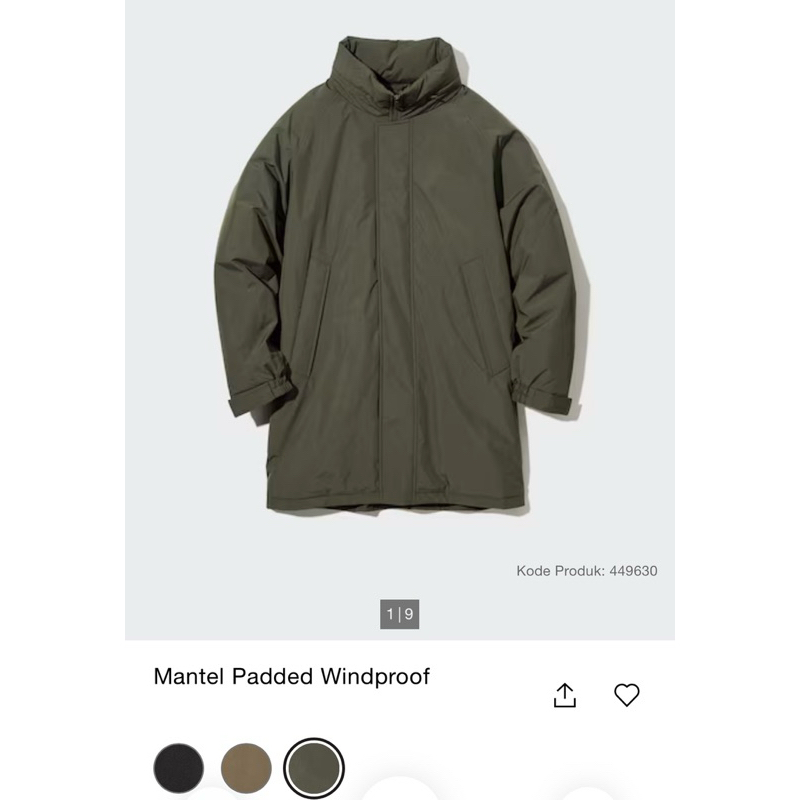 Uniqlo Puffer Windproof Jacket