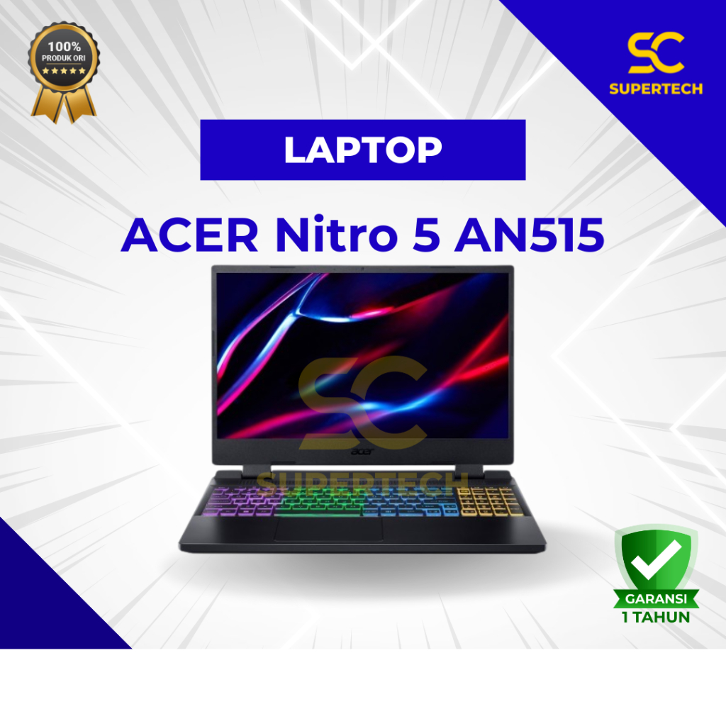 Acer Nitro 5 AN515-58-780Q i7-12700H RTX3050 16GB 512SSD W11