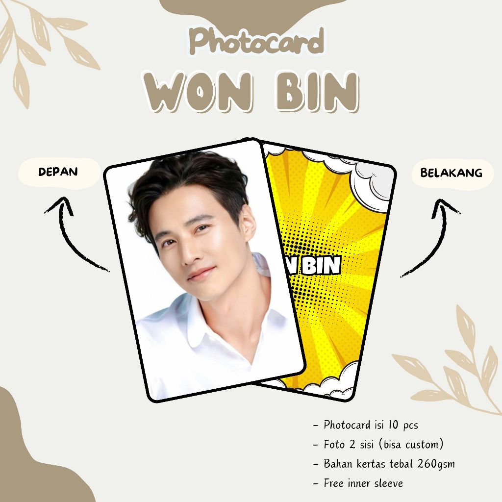 (10 PCS) PHOTOCARDS WON BIN