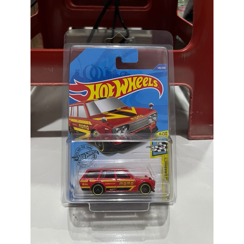Hotweels DATSUN BLUEBIRD WAGON 510 | FREE PROTECTOR | RED | ORI 100%