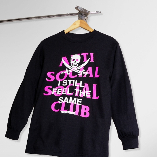 ASSC x Neighborhood Stuck On You Tee Black