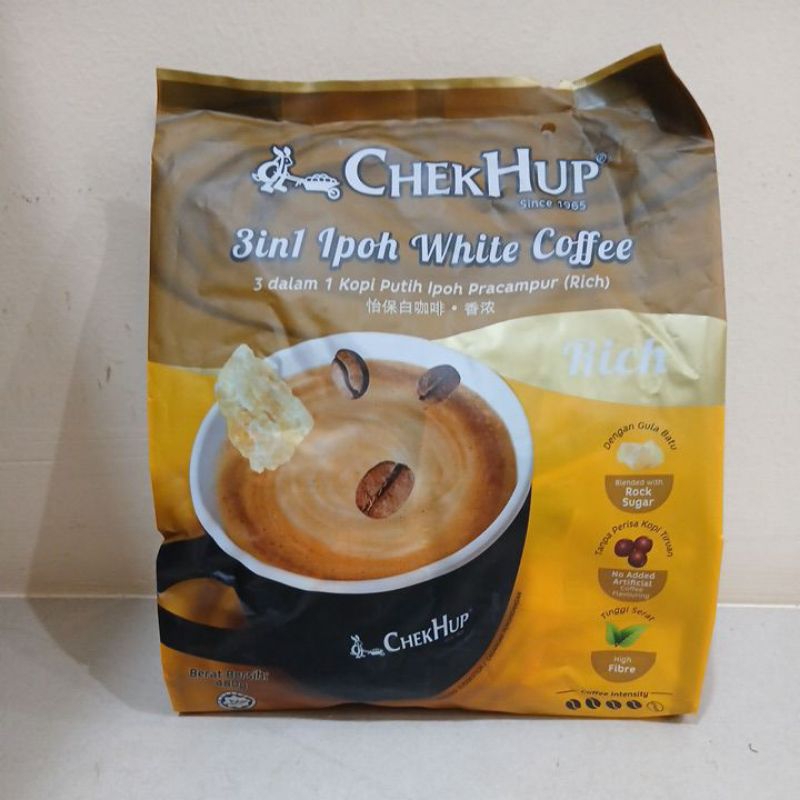 

CHEKHUP 3 IN 1 IPOH WHITE COFFEE (12 SACHET) ASLI MALAYSIA
