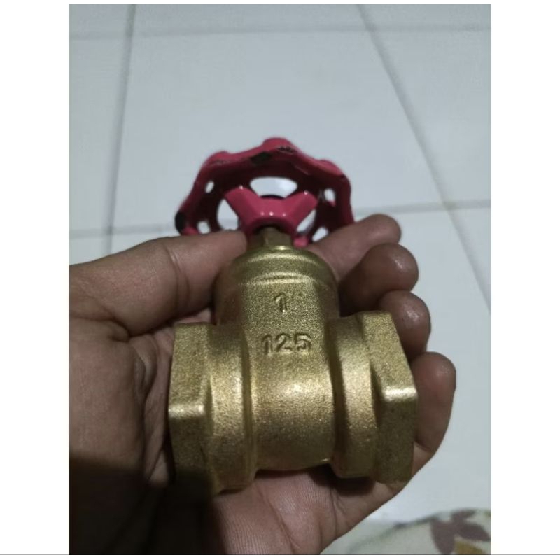 Gate Valve 1 inch kuningan kitz atau kitz gate valve kuningan 1 inch