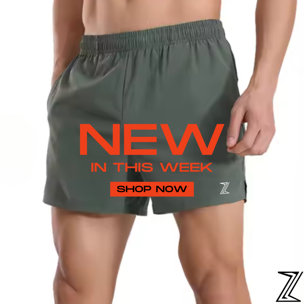 Celana Pendek Badminton Jogging Lari Olahraga Zhfu SS1D Boxer Santai Kolor Shorts Pants Bokser CD Sa