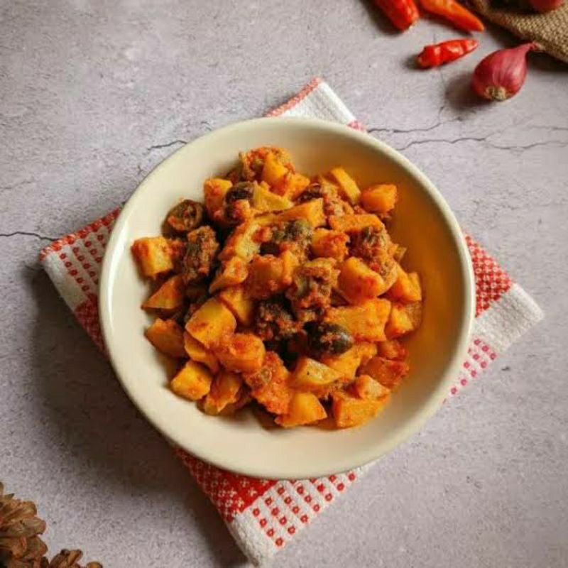 

Balado Kentang Hati Ayam