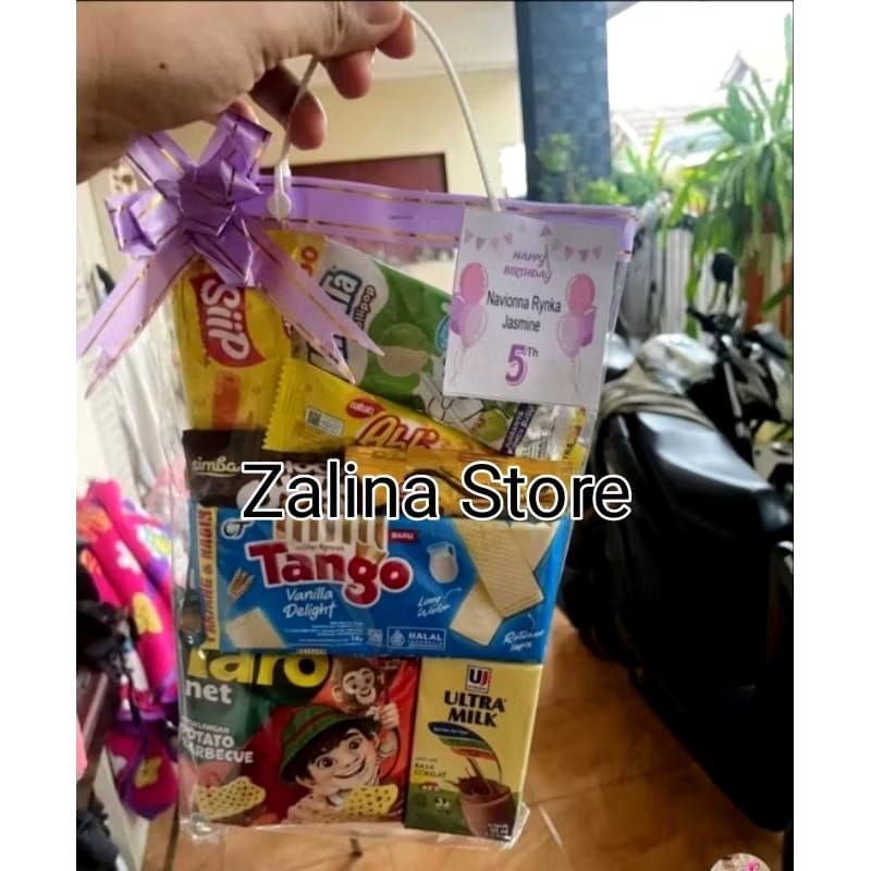 

Paket bingkisan snack ulang tahun anak ultra