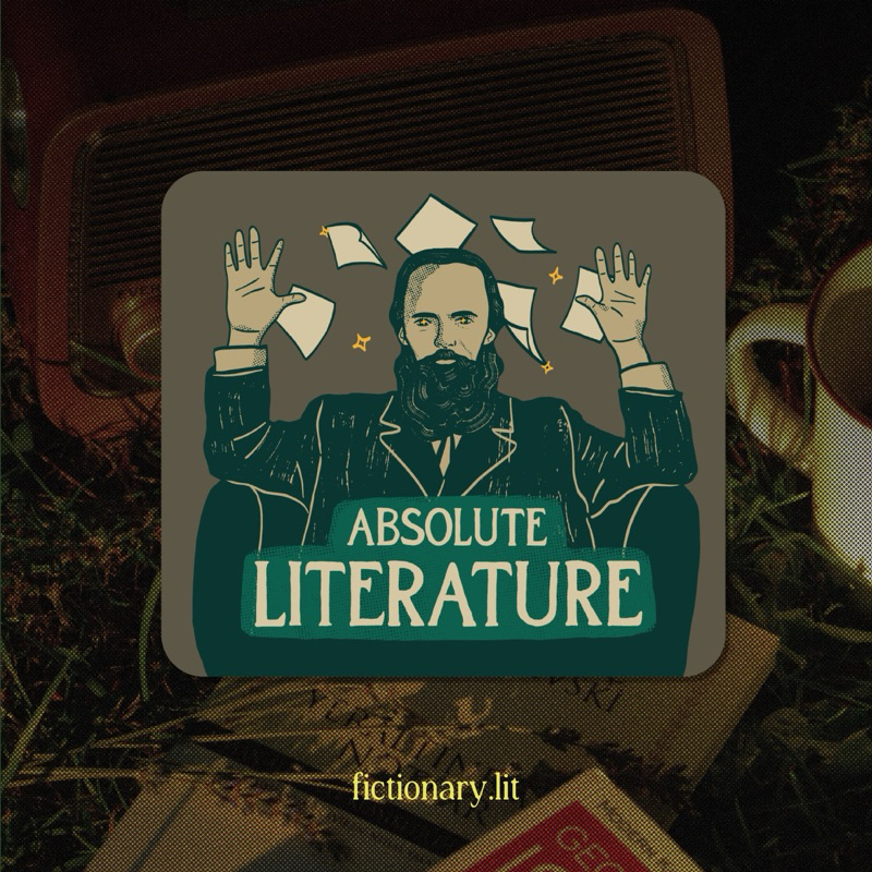 

Absolute Literature Dostoevsky Vinyl Sticker