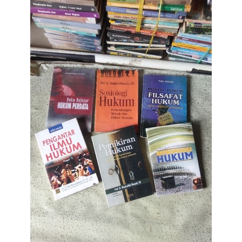 Buku Hukum, Pengantar ILMU HUKUM Edisi Revisi, HUKUM PERDATA, SOSIOLOGI HUKUM, FILSAFAT HUKUM, PEMIK