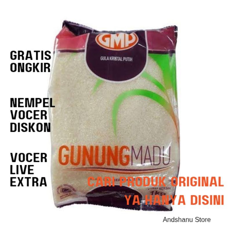 

Gula Pasir | Gunung Madu Plantation | 1 Kg| Gula Termurah| Gula Terlaris