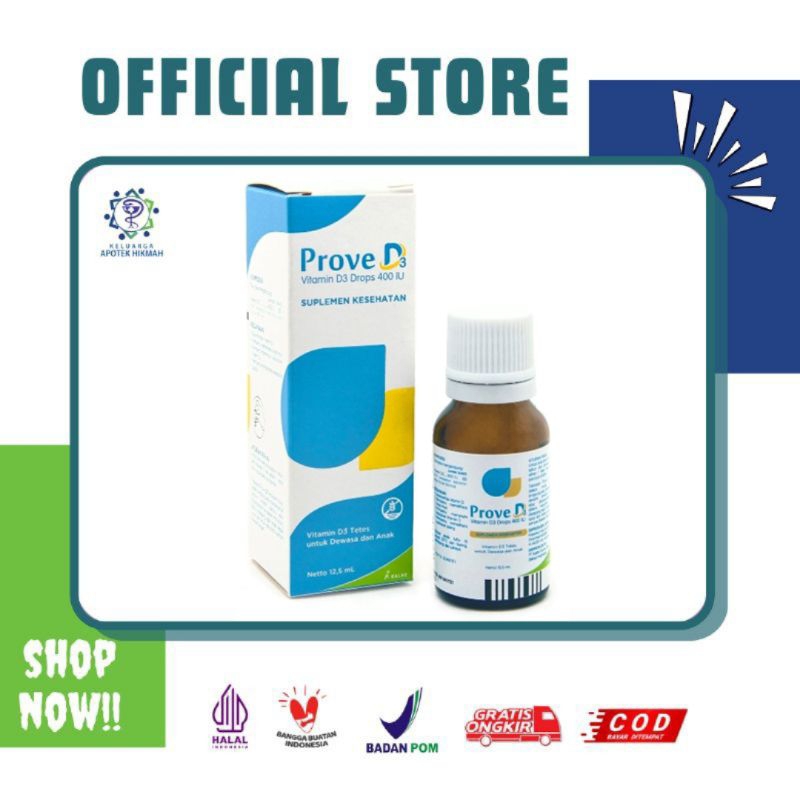 Prove D3 Drops Syrup Kids Suplemen Multivitamin Kesehatan Anak