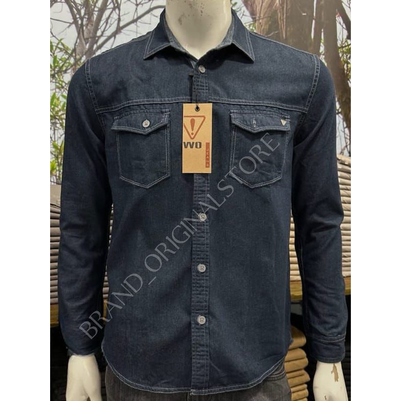 New arrival kemeja denim pria BRAND WATCHOUT JEANS ORIGINAL