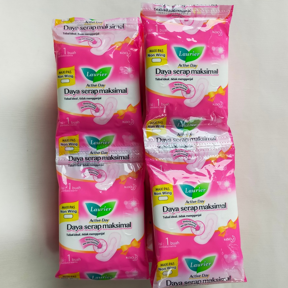 Pembalut Wanita Laurier Maxi Satuan ( 1 Sachet )