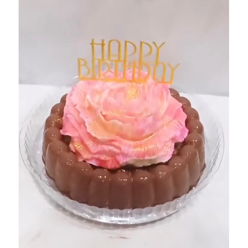 

Pudding Bunga Peoni D20cm | Pudding hias | Pudding ulang tahun | Hampers Pudding