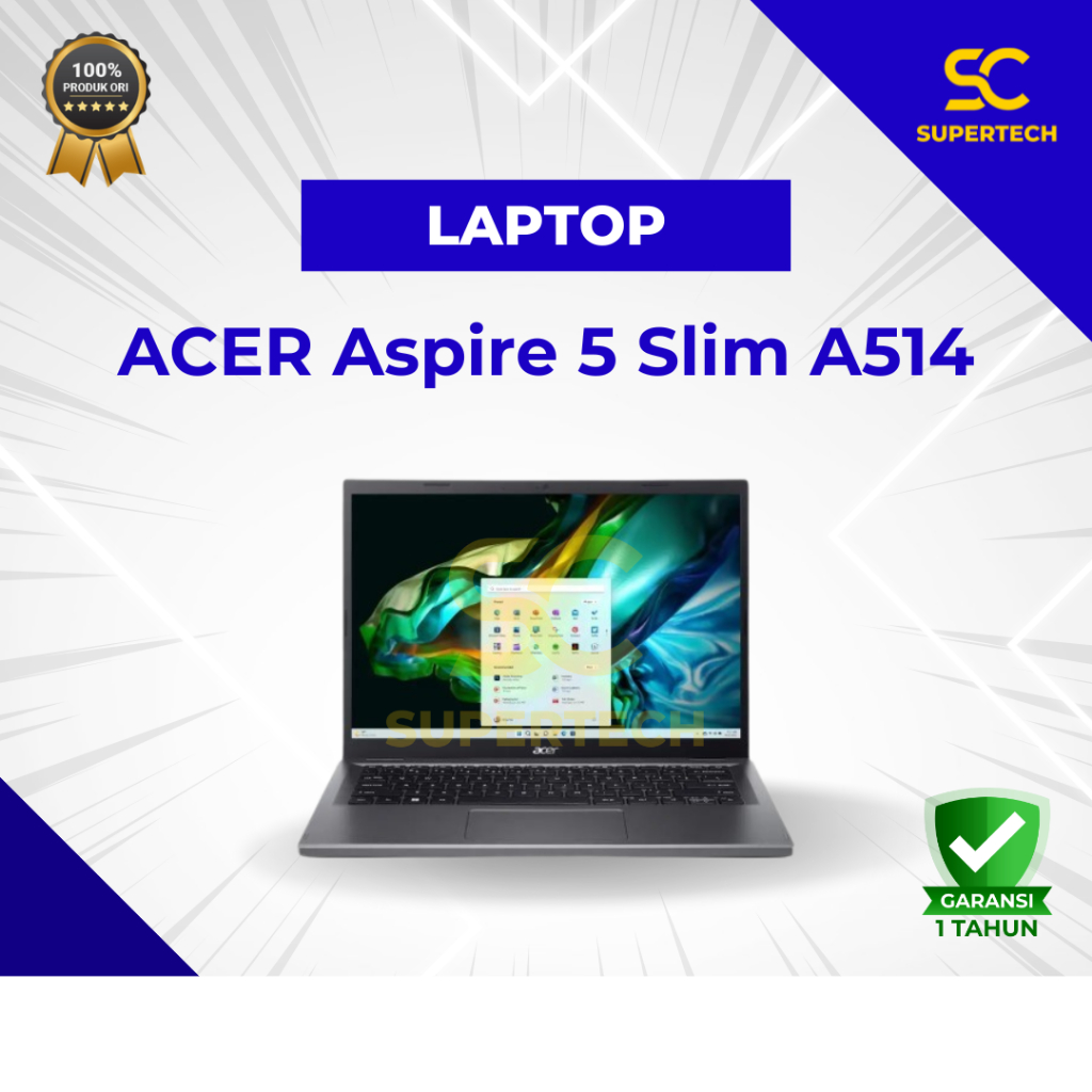 Laptop Acer Aspire 5 Slim A514 I7 1355 8GB 512SSD DOS 14"