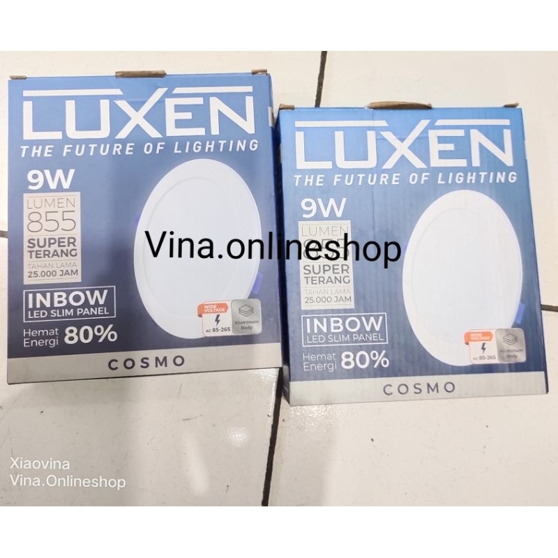 LAMPU LED PANEL DOWNLIGHT LUXEN 9WATT